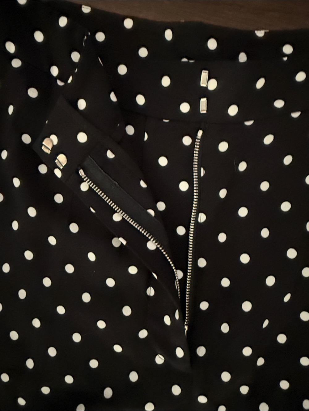 Stella McCartney Silk Wide Leg Polka Dot Pants in Black and White - Women's - Picture 5 of 12